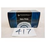 1000CNT FEDERAL NO. 100 SMALL PISTOL PRIMERS