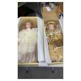 2 Porcelain Doll Lot