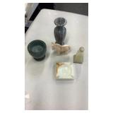 Marble figures, Mortis bowl
