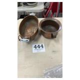 Two copper pieces