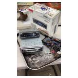 Pioneer car radio w/ CD player and car radio with