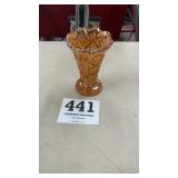 Carnival glass vase