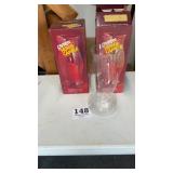 Two Pyrex Hurri candles