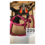Two dog harnesses