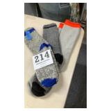 Three pair insulated hunting socks