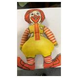 Vintage Ronald McDonald with Straw/sawdust