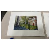 2 Prints by Man-Wai Wu signed Overall Size 8 x 10