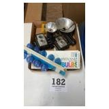Vintage brownie cameras and flash bulbs