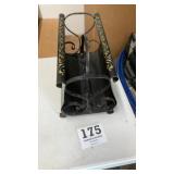 Toleware metal magazine rack