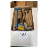 Miscellaneous hammers scrapers hacksaw