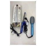 Curling iron, curling brush and Safe saver