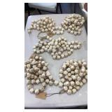 Wooden garland - 5 - 6ï¿½ pcs