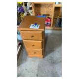 Three drawer 12 x 12 x 26 stand