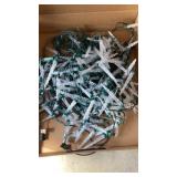 Box lot of icicle lights