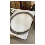 Spool of galvanized wire