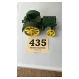 Die cast John Deere steel wheel tractor
