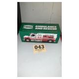 Hess, 2020 ambulance and rescue truck