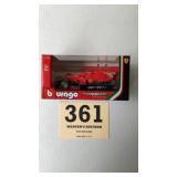 Die cast Burago Ferrari racing car