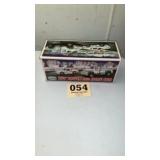 2011 Hess toy truck and race car