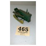 Vintage green and yellow tractor