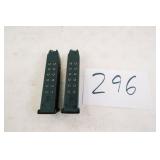 2 GLOCK 40S&W 15RND MAGAZINES