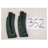 2 SMITH & WESSON M&P15-22 22LR 25 RND MAGAZINES
