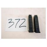 2 GLOCK 40S&W 15RND MAGAZINES