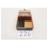40 RNDS OF 6.5CM HANDLOADS AND 5 CASINGS