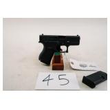 GLOCK 43 9MM 2 MAGS NO BOX