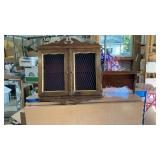 Wooden shelves