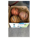 Three basketballs