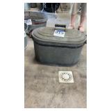 Galvanized wash boiler
