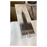 New York Empire State building print