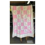 Embroidered Quilt 57"x79