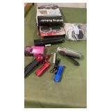 furniture movers  and miscellaneous flashlights