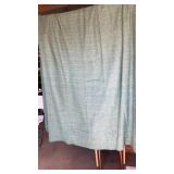 Full/queen Green polyester blanket
