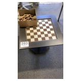 Chess table and chess pieces