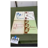 Four Selinsgrove yearbooks 1960, 1961 1962? 1970