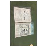 Two 1908 new national theater booklets Washington
