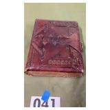 Vintage photo album with photos