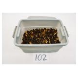 CONTAINER OF AROUND 1000 FIRED 40S&W CASINGS