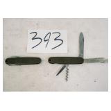 2X RITE-EDGE BUNDESWEHR GERMAN ARMY FIELD KNIFE CA