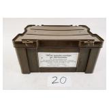 EMPTY PLASTIC AMMO/STORAGE CRATE