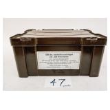 EMPTY PLASTIC AMMO/STORAGE CONTAINTER
