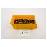 CONTAINER OF AROUND 600 FIRED 9MM CASINGS