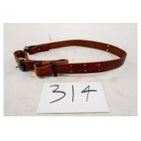LONGHORN LEATHER STRAP RIFLE SLING