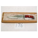 THE WILD WEST BOWIE KNIFE NO. 7 JIM BOWIE ENGRAVIN
