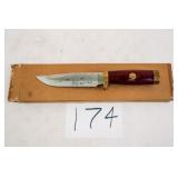 THE WILD WEST BOWIE KNIFE NO. 2 WYATT EARP ENGRAVI