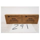 40 RNDS OF FEDERAL 5.56 M193 BALL AMMO