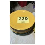 Set of 8 fiesta dinner plates
